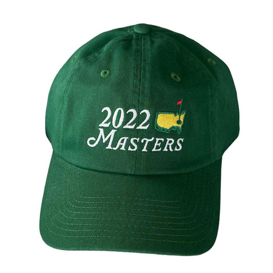 2022 Masters Big Logo Green Caddy Hat - allkidsgolfclubs
