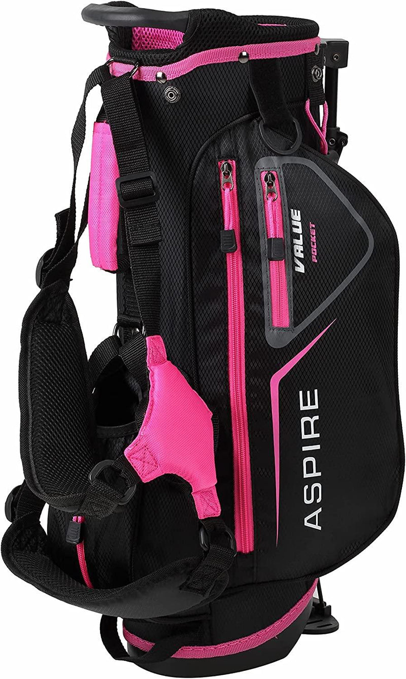 Load image into Gallery viewer, Aspire JLite Hot Pink Black Stand Bag for Girls

