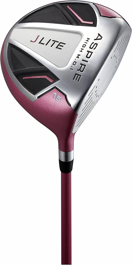 Aspire JLite 5 Club Girls Golf Set for Ages 9-12 (52-60 inches) Pink