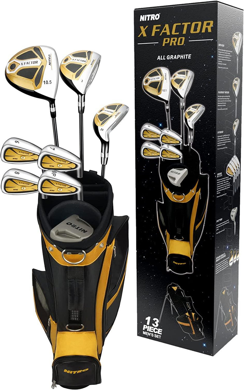 Load image into Gallery viewer, Nitro Golf X Factor 13 Piece Complete Mens Golf Set
