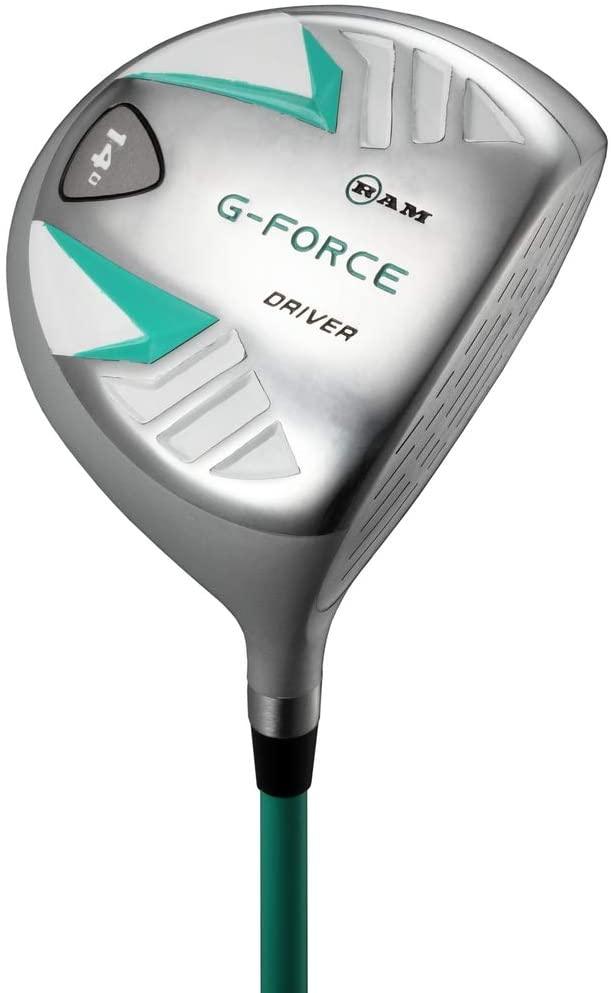 Load image into Gallery viewer, Ram G-Force 6 Club Girls Golf Set for Ages 7-9 (kids 45-54&quot; tall) Baby Blue
