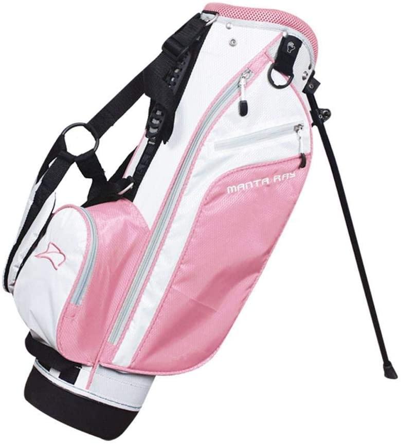 Load image into Gallery viewer, Ray Cook Manta Ray 3 Club Girls Golf Set for Ages 3-5 (kids 38-45&quot; tall) Pink
