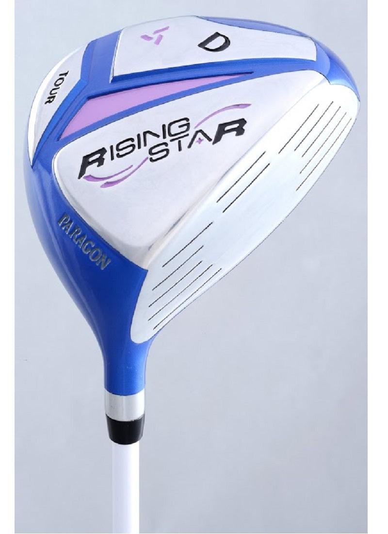 Load image into Gallery viewer, Rising Star 3 Fairway Wood for Girls ages 8-10 Lavender with Blue Head
