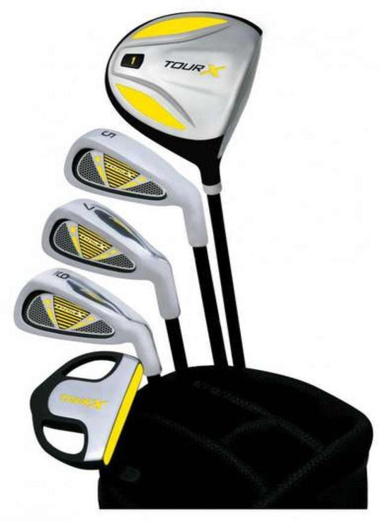 Tour X Yellow 5 Club Golf Set for Ages 5-7 - allkidsgolfclubs