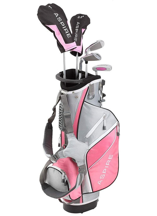 Aspire Junior Plus Girls Golf Set Ages 7-8 Pink