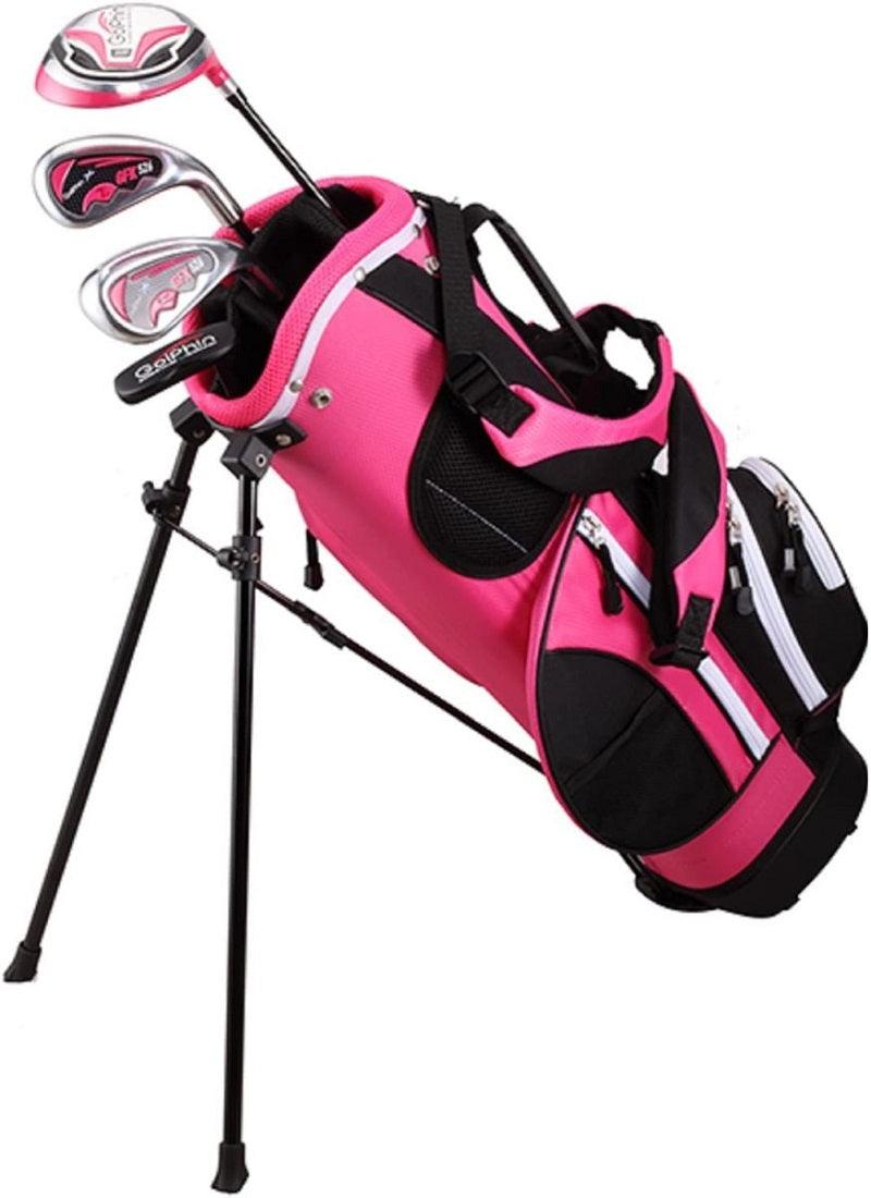 Load image into Gallery viewer, GolPhin GFK 4 Club Girls Golf Set Ages 5-6 Pink
