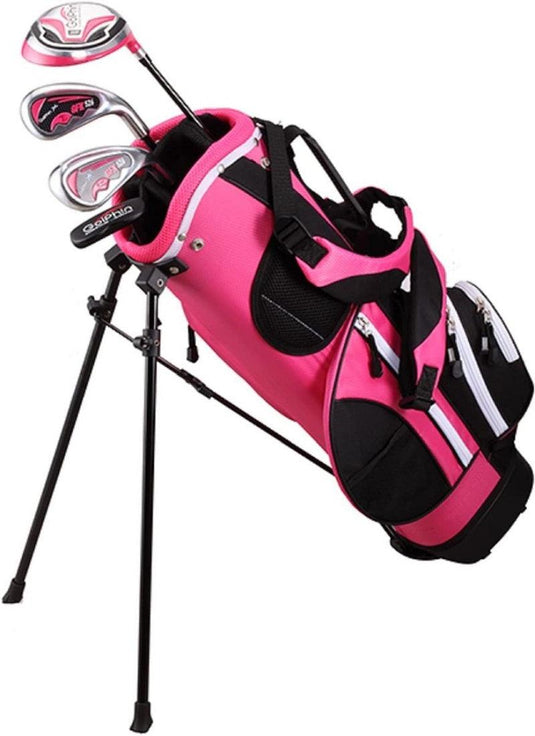 GolPhin GFK 4 Club Girls Golf Set for Ages 7-8 Pink