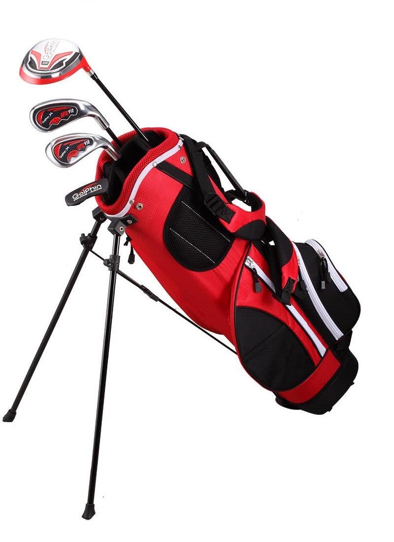 Load image into Gallery viewer, GolPhin GFK 4 Club Kids Golf Set for Ages 9-10 Red

