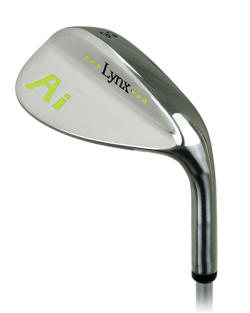Load image into Gallery viewer, Lynx Ai Junior Golf Sand Wedge for kids 54-57 Inches Tall Green
