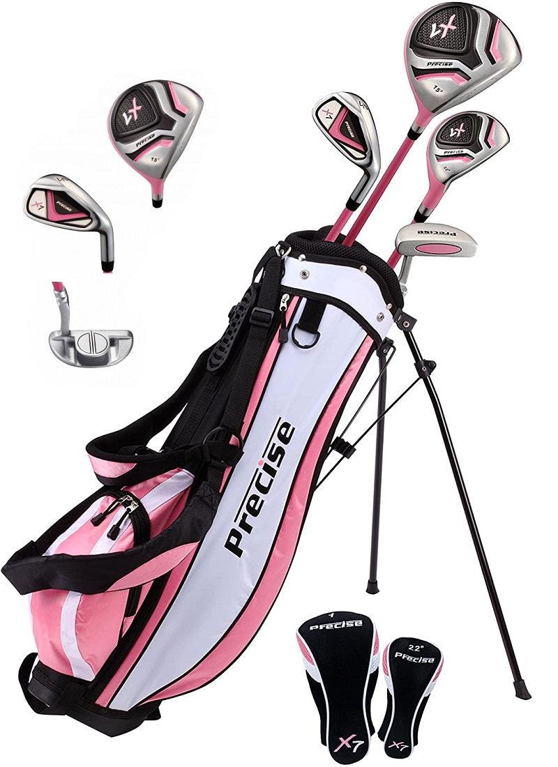 Load image into Gallery viewer, Precise X7 Girls Golf Clubs Ages 3-5 Pink
