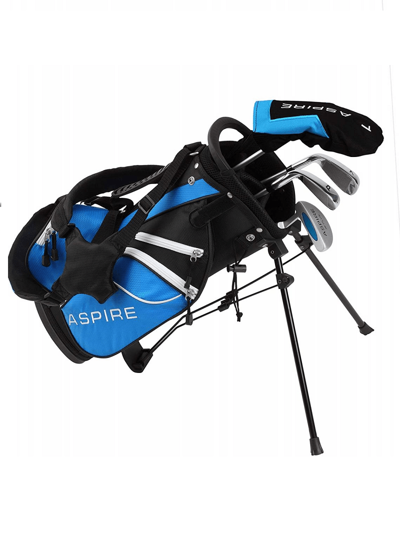 Load image into Gallery viewer, Tartan Aspire Junior Plus Ages 3-4 Blue Childrens Golf Clubs
